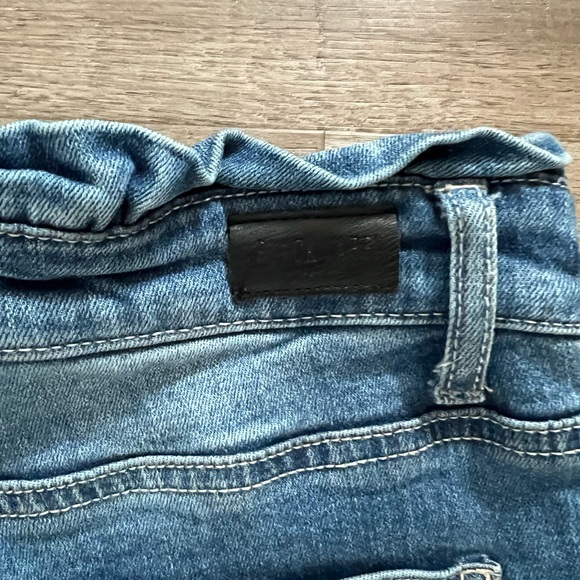 Black Label Paper Bag High Waisted Tie Skinny jeans - Picture 3 of 5